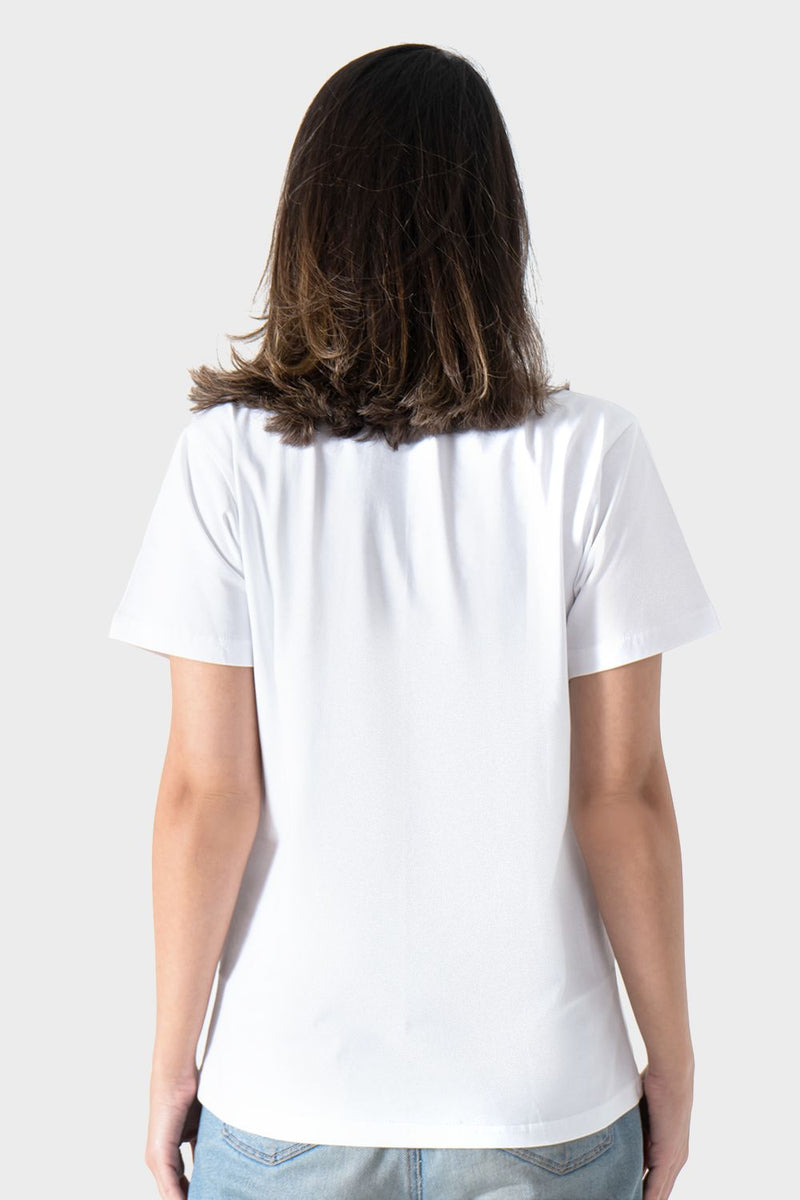 Black Cat Printed Short Sleeves T-Shirt