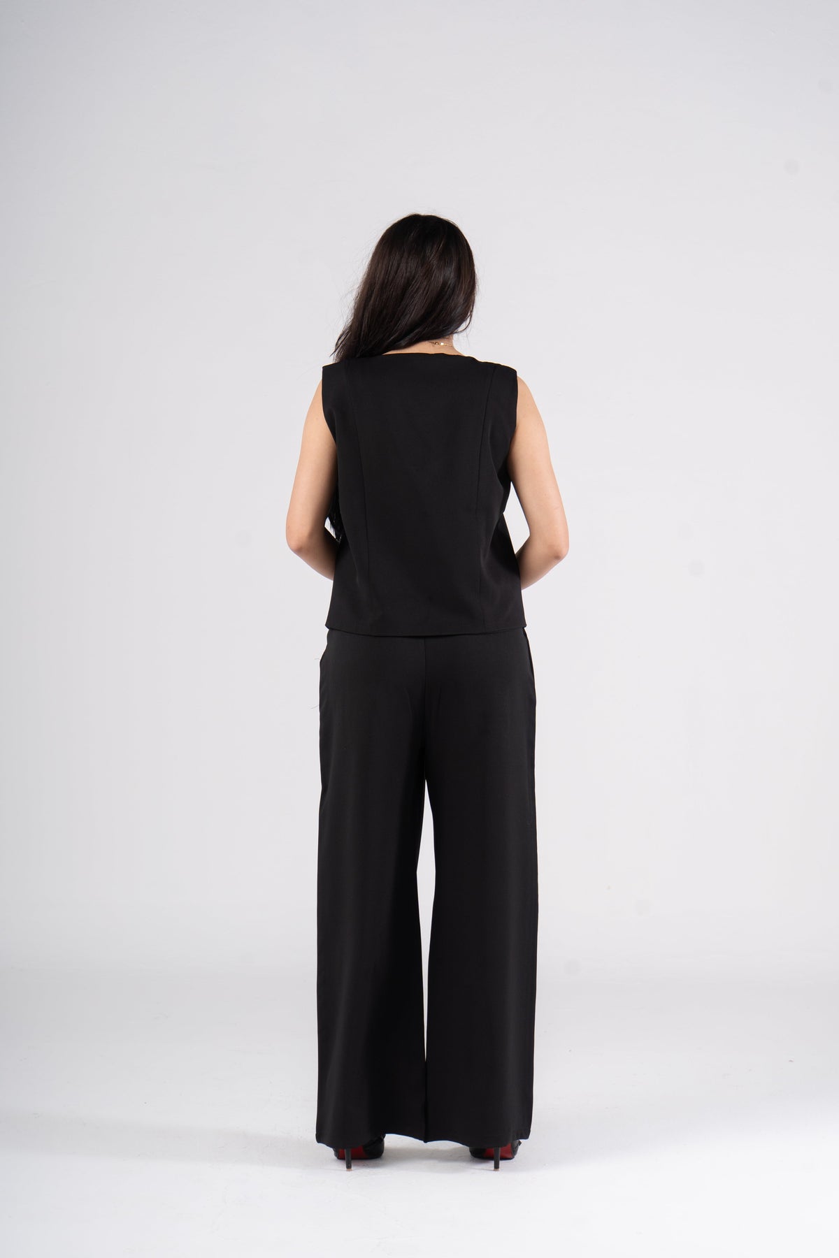 Black Vest Suit