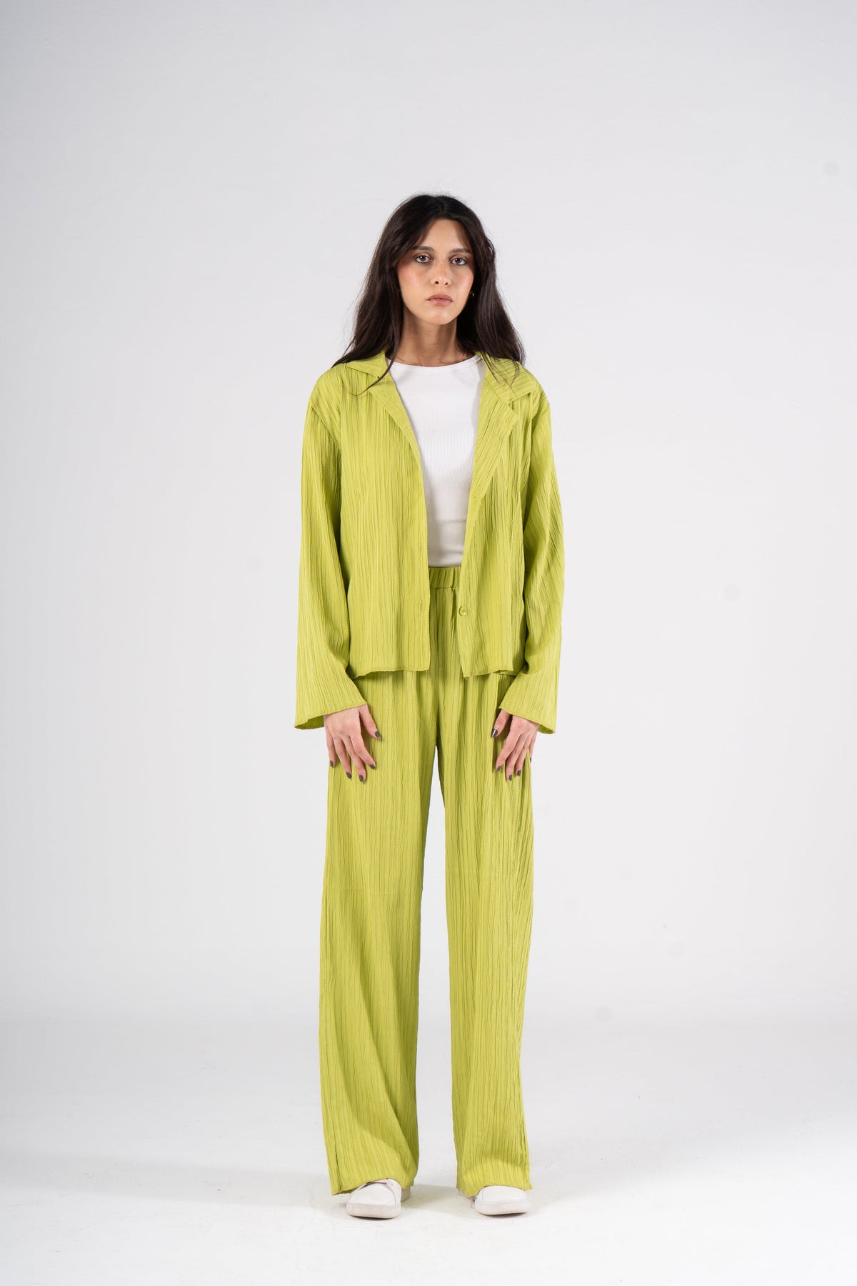 Lime Green Long Sleeves Set