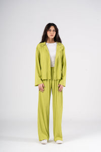 Lime Green Long Sleeves Set