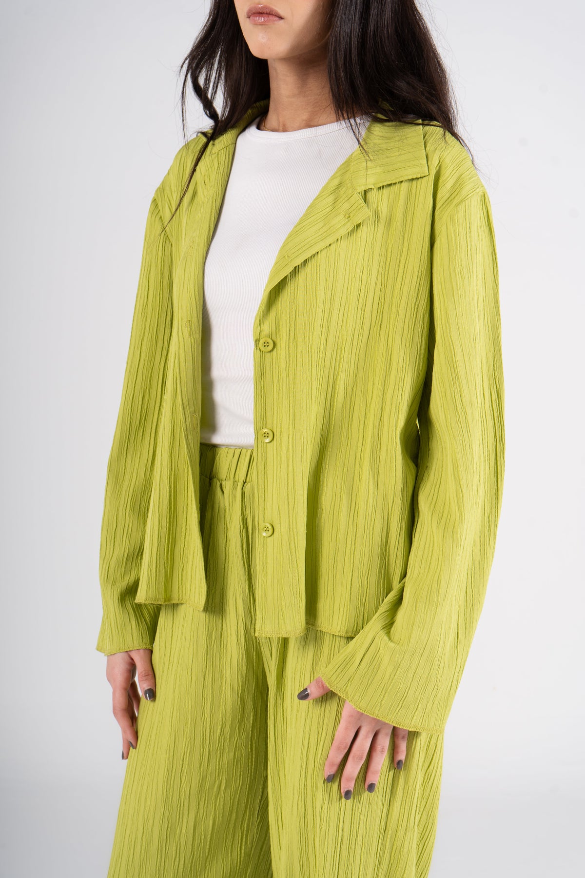 Lime Green Long Sleeves Set