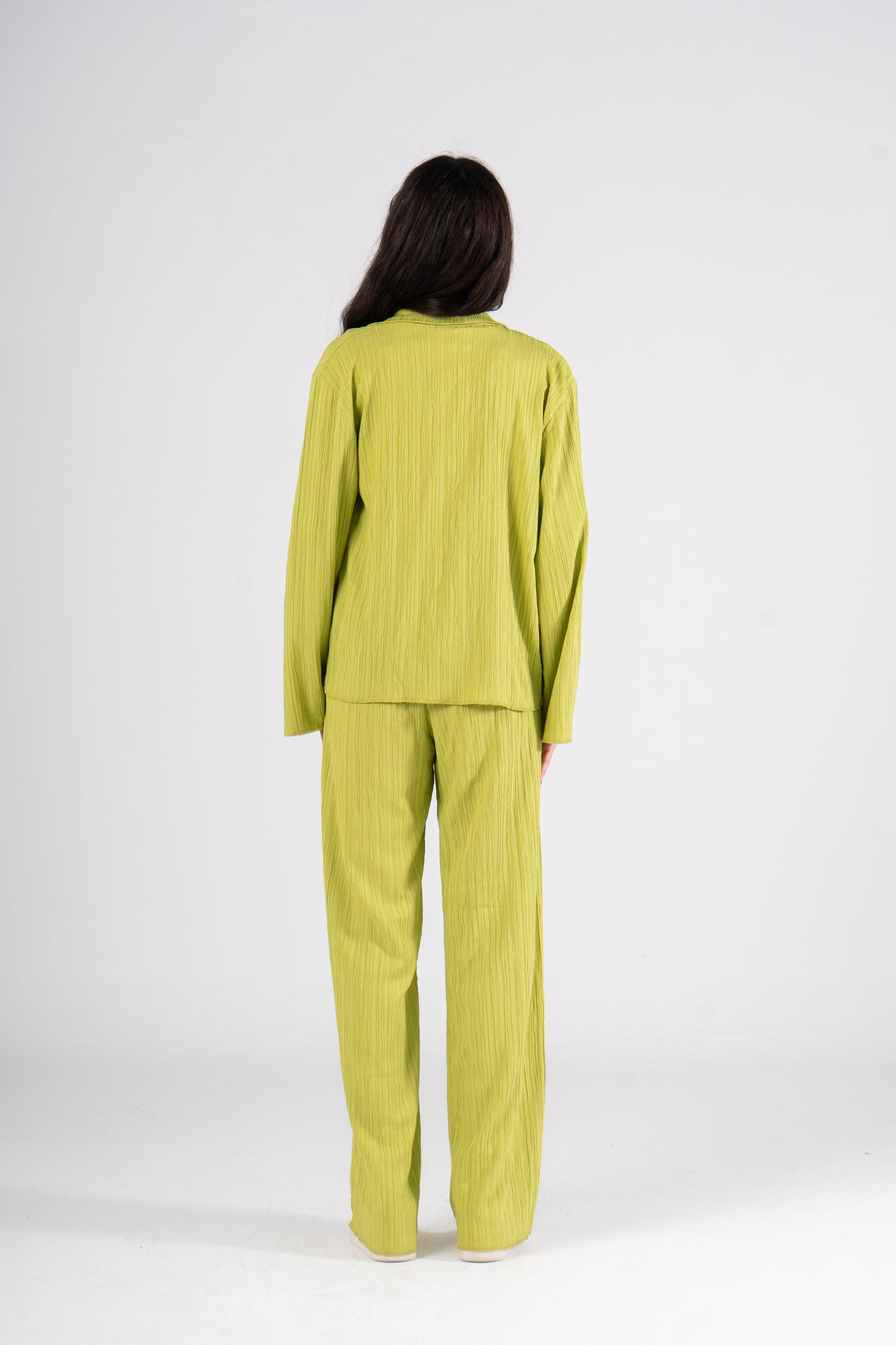 Lime Green Long Sleeves Set