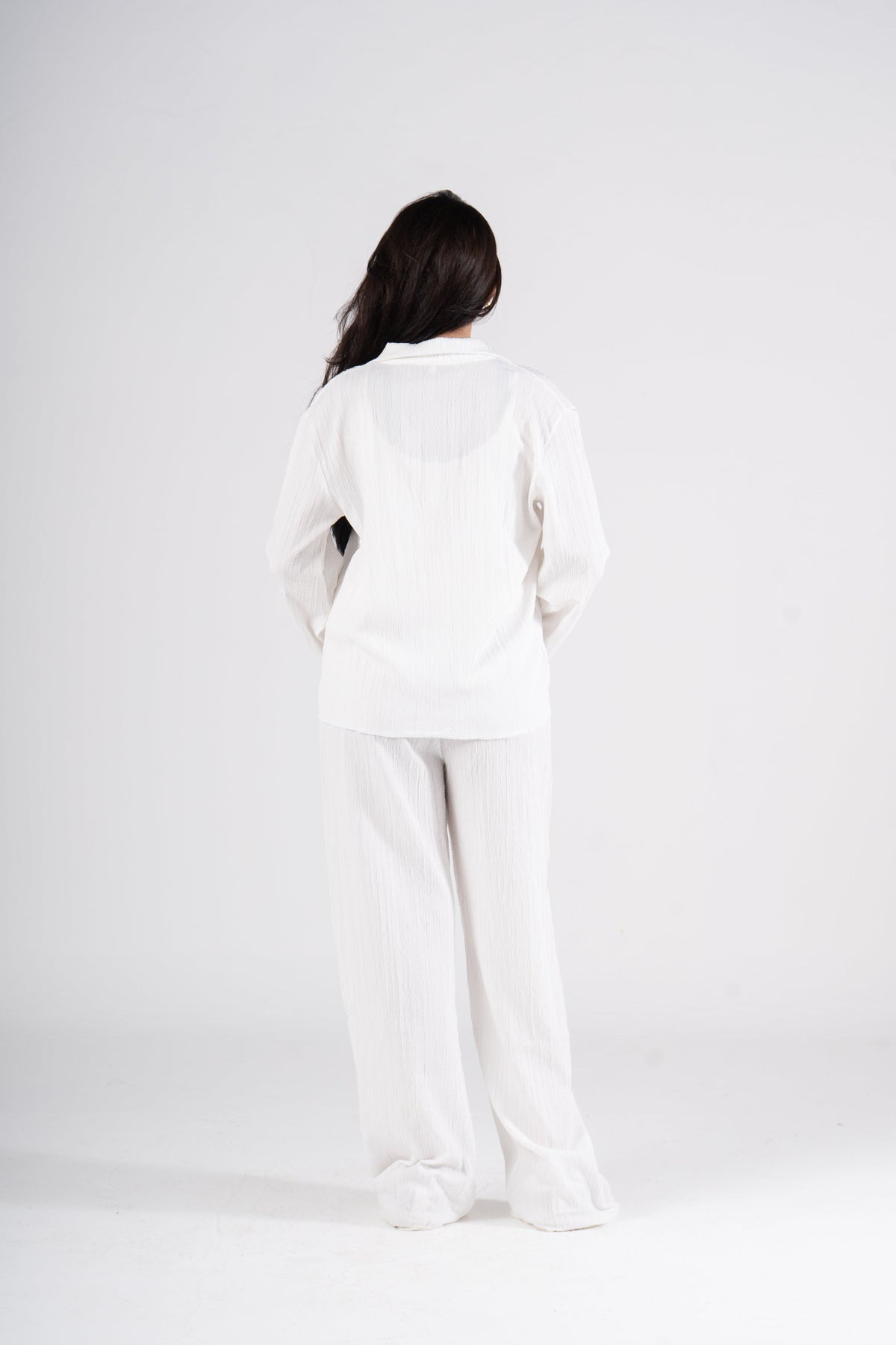White Long Sleeves Set