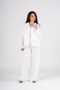 White Long Sleeves Set