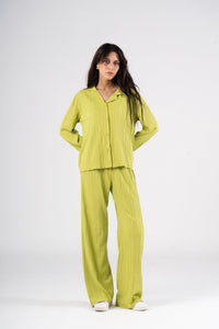 Lime Green Long Sleeves Set