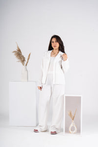 White Long Sleeves Set