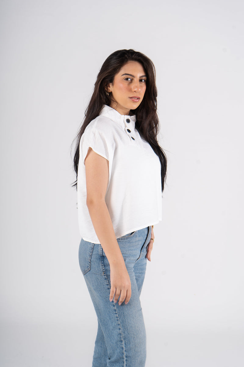 Japanese Cut Linen Blouse