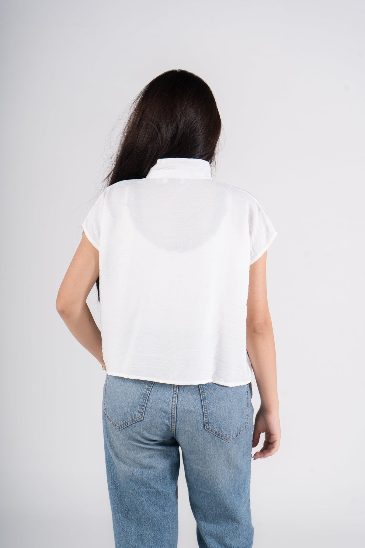 Japanese Cut Linen Blouse