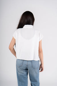 Japanese Cut Linen Blouse