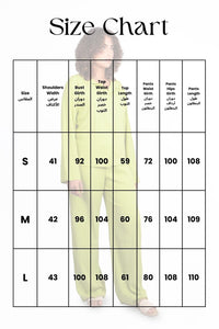 Lime Green Long Sleeves Set